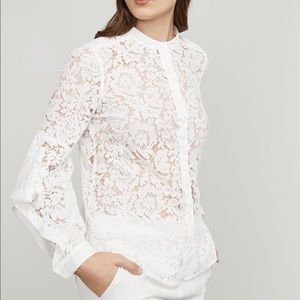 BCBG Thelma Lace Blouse